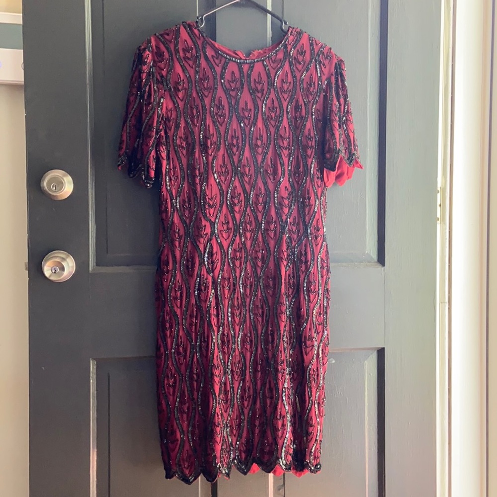 Beaded vintage dress